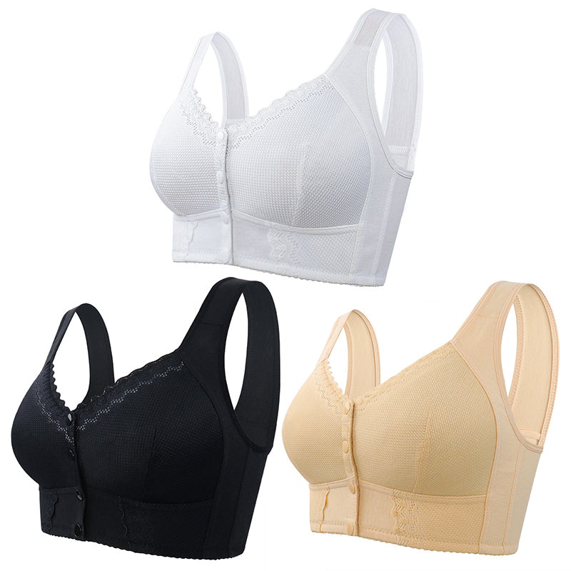 SeniorBra® Lace Front Closure Breathable Bra for Seniors(Buy 1 Get 2 F ...