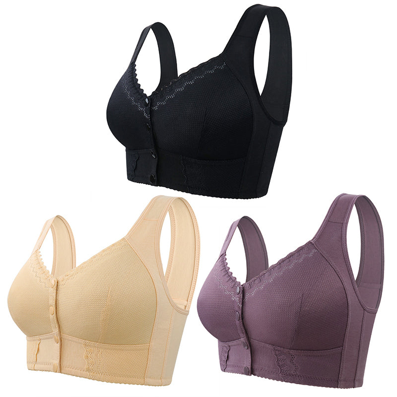 SeniorBra® Lace Front Closure Breathable Bra for Seniors(Buy 1 Get 2 F ...