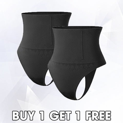 Plus Size High Waist Tummy Control Thong(Buy 1 get 1 Free)