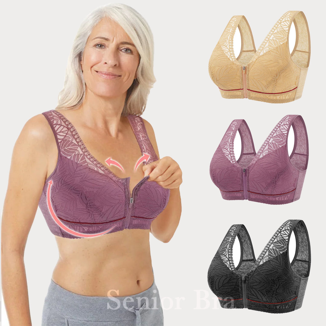 SeniorBra® HealthLift Lymphvity Front Zipper Bra (Buy 1 Get 2 Free)