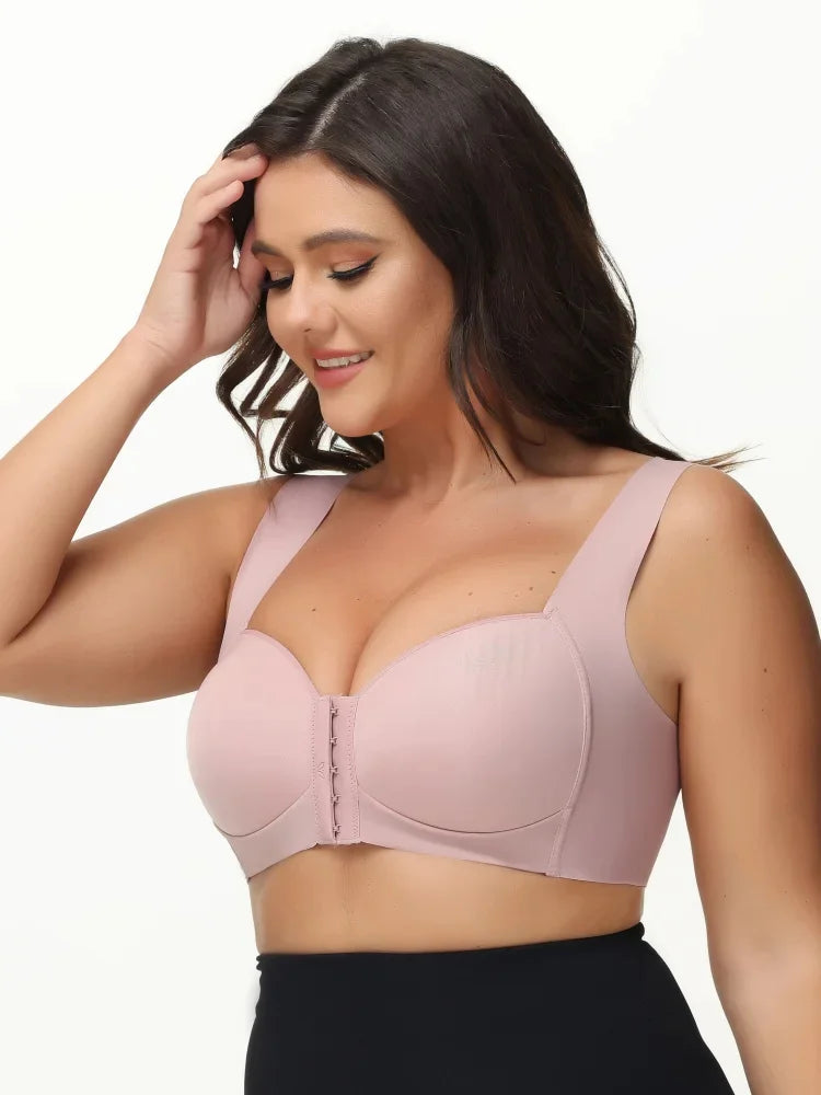 SeniorBra® Seamless Front Closure Wire-free 5D Shaping Push up