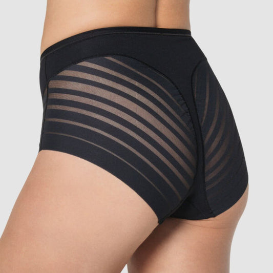 SeniorBra® Lace Stripe Undetectable Classic Shaper Panty