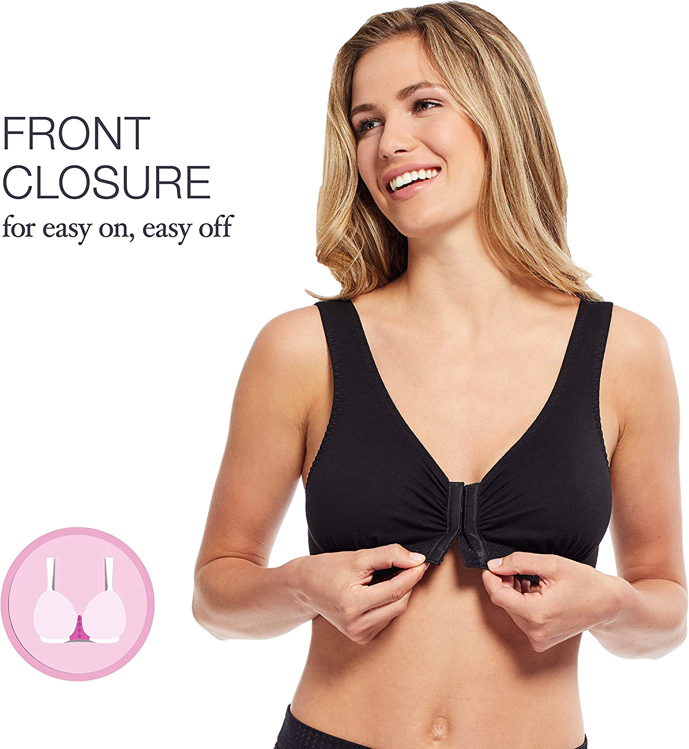 SeniorBra® Full-Freedom Front Closure Cotton Bra-Perfect Post Surgery Bra(Buy 1 get 1 Free)