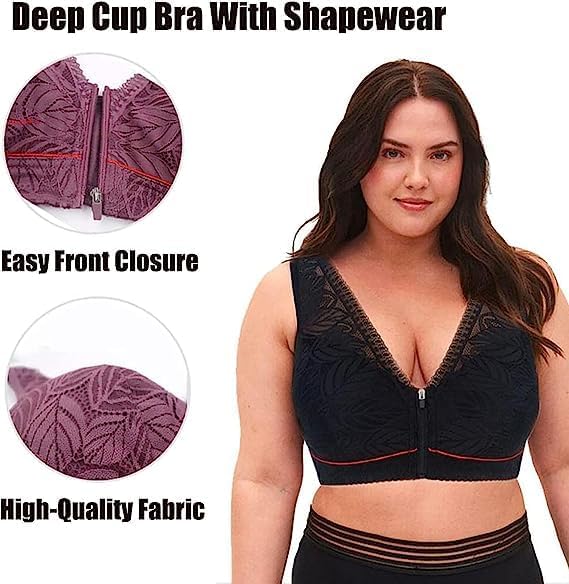 SeniorBra® HealthLift Lymphvity Front Zipper Bra (Buy 1 Get 2 Free)