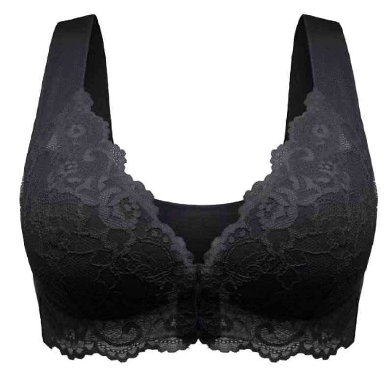 Front Closure Beauty Back Comfy Bra,5D Shaping Push Up Seamless No