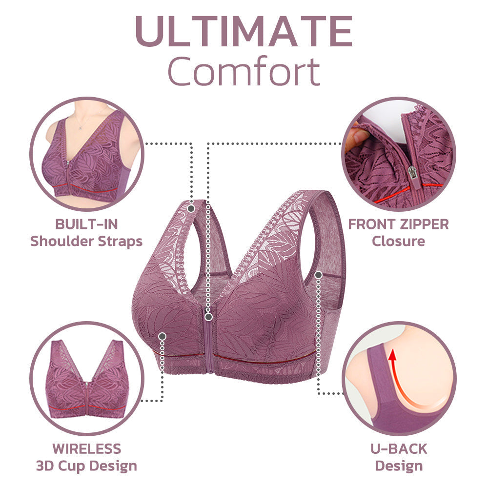 SeniorBra® HealthLift Lymphvity Front Zipper Bra (Buy 1 Get 2 Free)